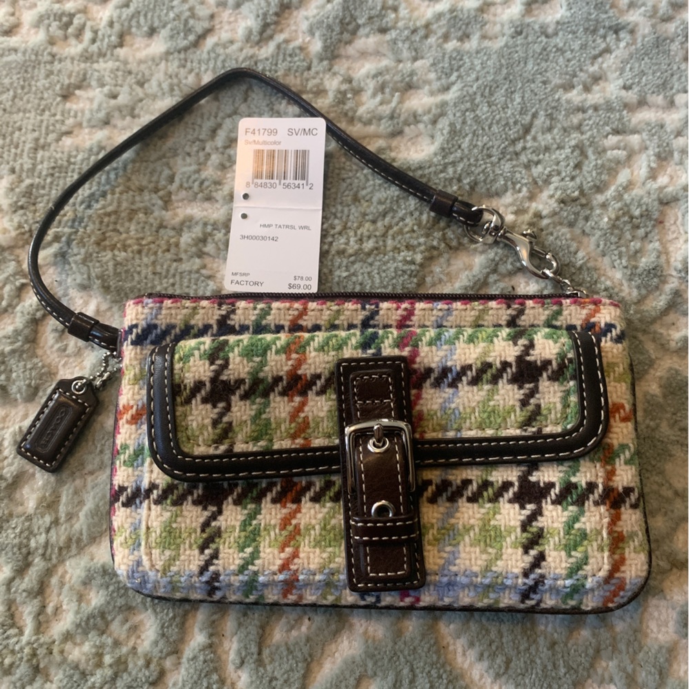 Vintage Coach wristlet